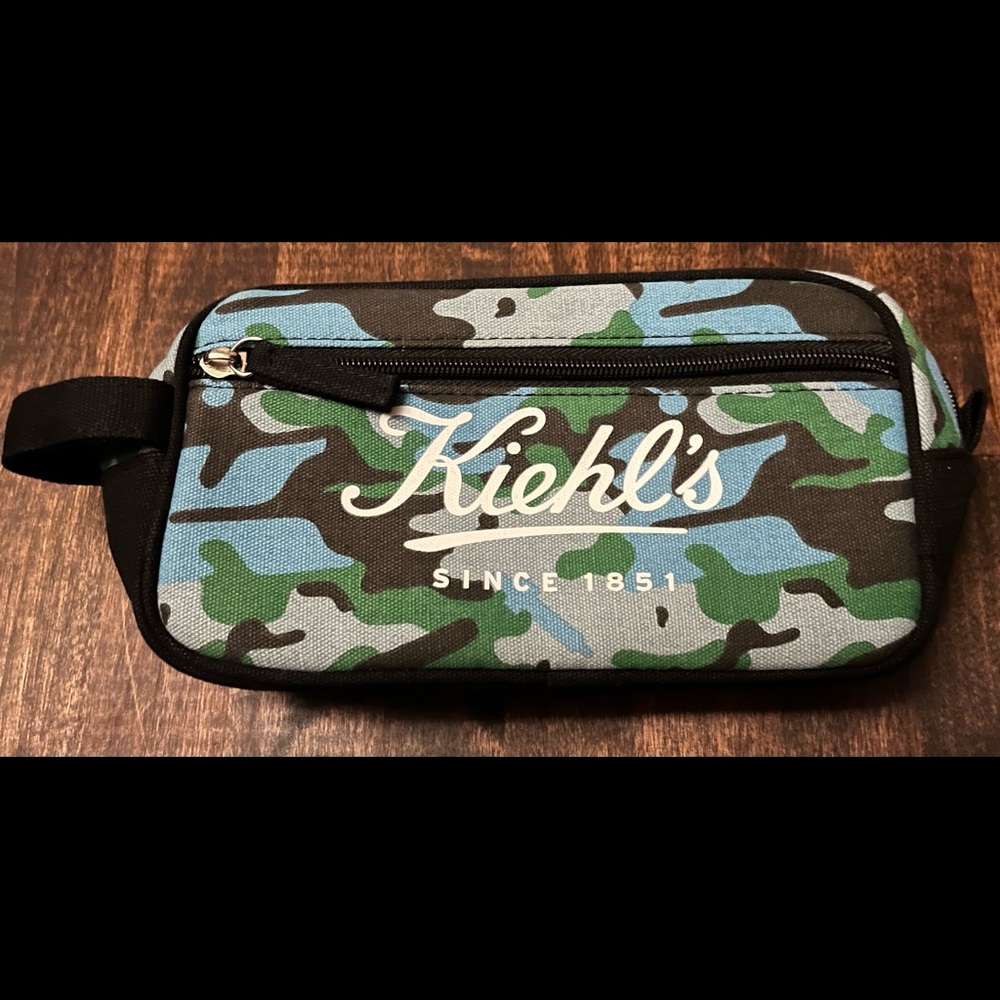 Bad A@$ Blue Camo Kiehl’s Mens Travel Bag